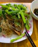 Bún gạo xào chay