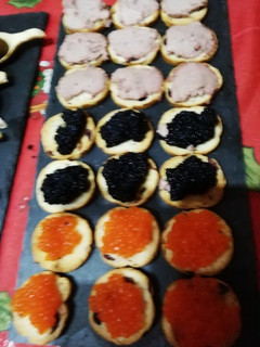 Una foto de Canapés de la cena de Nochebuena