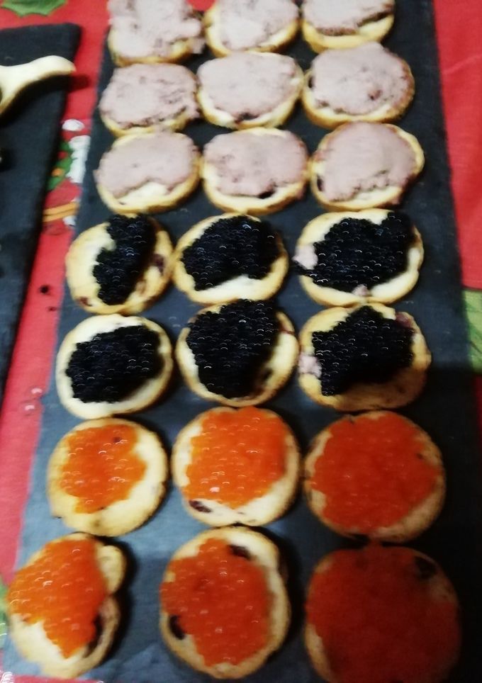 Una foto de Canapés de la cena de Nochebuena