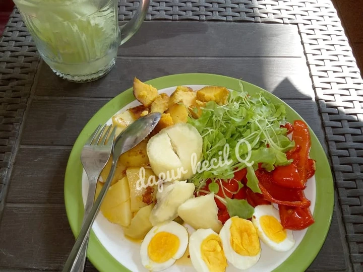 Langkah Gampang Menyiapkan Resep 01. Belajar diet - 1 yang Bisa Manjain Lidah Anti Ribet, Lezat Sekali