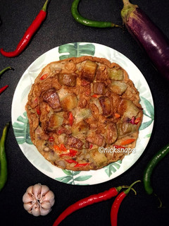Foto resep Telur Dadar Terong