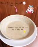 Mì somen rau củ cá rô mix dầu mè cho bé 6m+