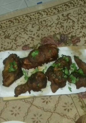 A picture of Marinated fried Chicken.