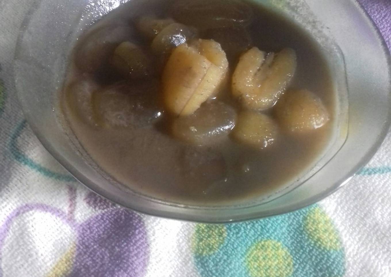 Kolak pisang kolang kaling