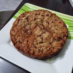 Una foto de Budín banana split