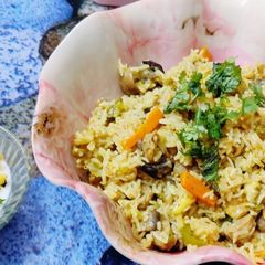 A picture of Shahi Pulao.