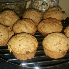 A picture of Sweet Potato Banana Muffins #glutenfree.