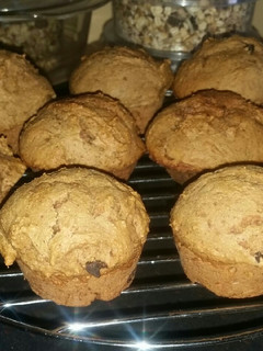 A picture of Sweet Potato Banana Muffins #glutenfree.