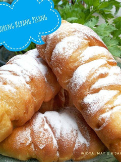 Foto resep Roti Goreng Kepang Isi Pisang