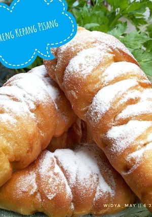 Foto resep Roti Goreng Kepang Isi Pisang