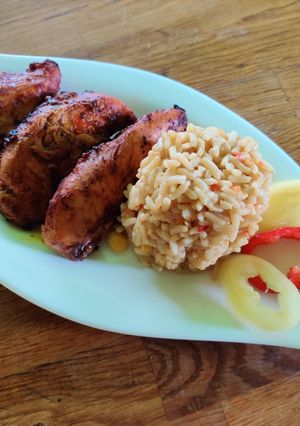 Pikáns csirke chipotlés páccal recept fotója