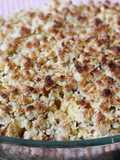 Crumble ligero de manzanas