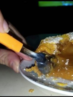 Una foto de Volcán de dulce de leche