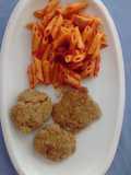 Filetes rusos con macarrones