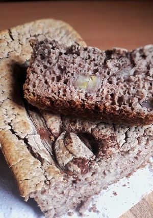 Una foto de Pan de banana, vegano, sin tacc y sin azúcar 🍌