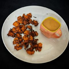 A picture of Kodo millet pakora.