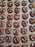 Peppermint Chocolate Pretzels