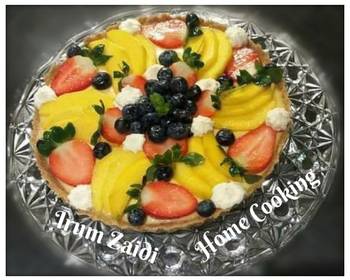 Ultimate Serving Recipe NoBAKE FRUIT CUSTRD TART Delicious and Healthy