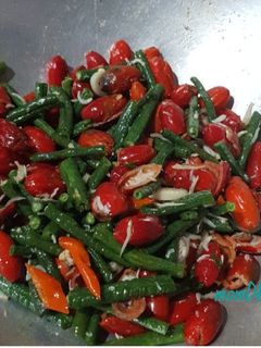 Foto resep Tumis kulit melinjo ikan teri medan