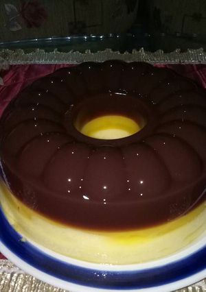 Foto resep Puding busa nutrisari lapis coklat