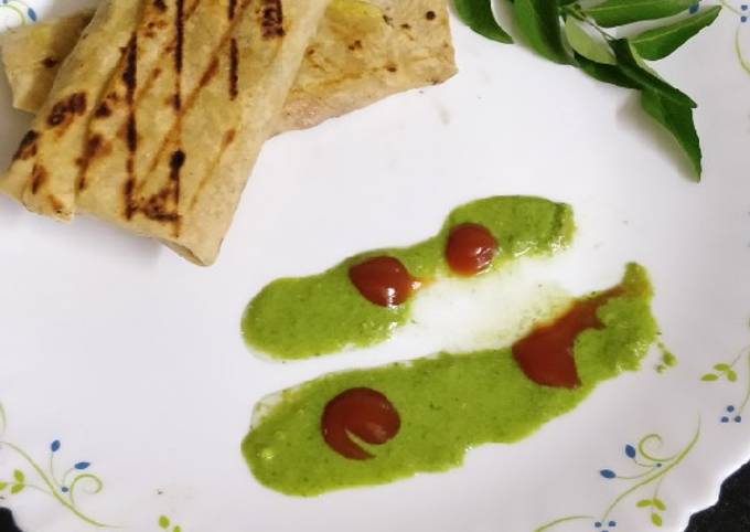 Spicy Aloo (Potato) Wrap Recipe