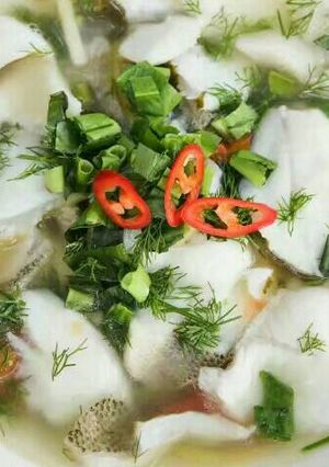 Hình của món Canh cá nấu cải chua.