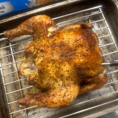A picture of Quick Whole Roast chicken dinner - Its WOW and perfect for 2 or x2 for family dinner - ENJOY :P.