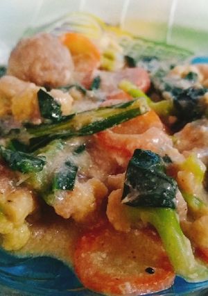 Foto resep Capcay kuah telur