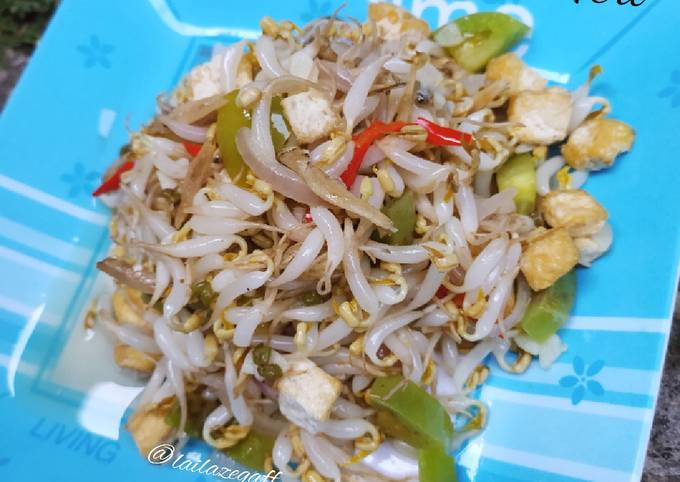 Resep Tumis 3T (Tauge Tahu Teri), Bikin Ngiler