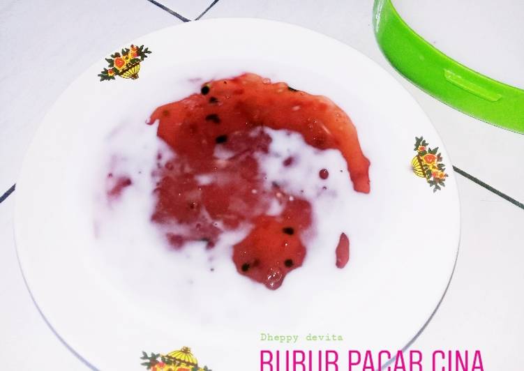 Bahan-bahan Bubur Pacar Cina Endesss yang enak Untuk Jualan