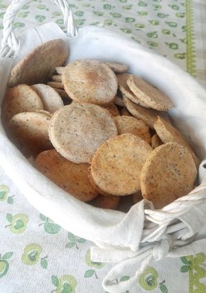 Una foto de Galletas integrales con hierbas