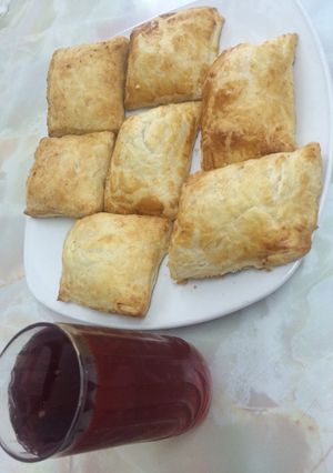 صورة لوصفة كوراسون بالجبنة والبصل