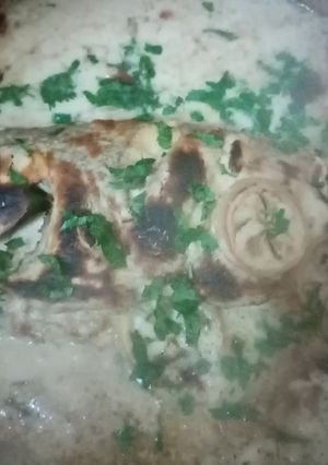 صورة لوصفة سمك بالطحينة مشوي بالفرن