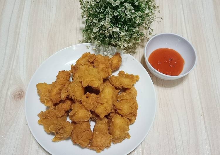 Resep Chicken Pop Corn ala KFC yang Lezat