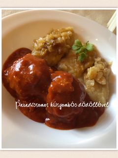 Paradicsomos húsgombóc recept fotója