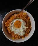 Cơm rang kim chi trứng lòng đào🥰