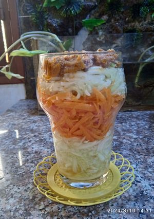 Une photo de Salade en verrine