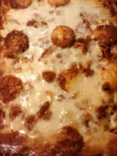 A picture of Bacon Pepperoni Pasta Bake.