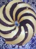 Bundt Cake de cacao con mantequilla de cacahuete apto para personas con diabetes