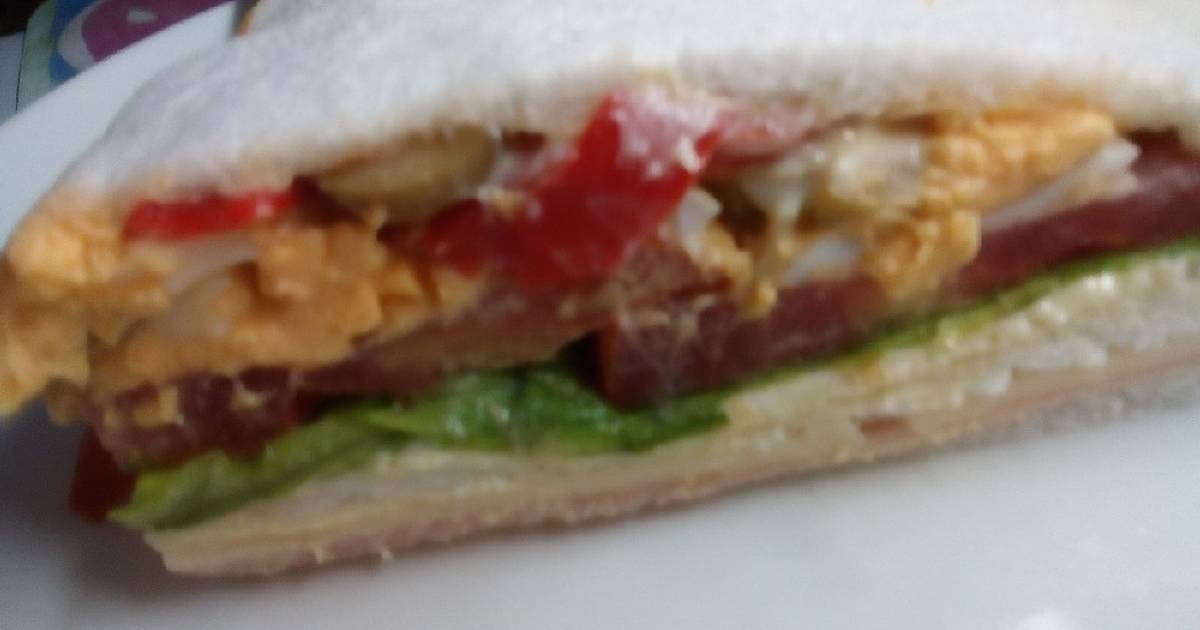 Sándwich olímpico estival Receta de Marion Magro Cookpad