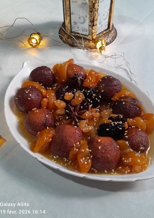 صورة لوصفة طاجين لحلو بكريات جوز الهند 🥥