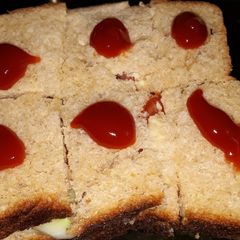 A picture of Simple salad sandwich.