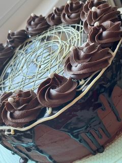 Málnás csokoládétorta recept fotója