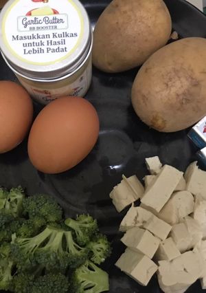 Foto resep [211] MPASI Mashed Potato Brokoli with Telur Tahu Orak Arik