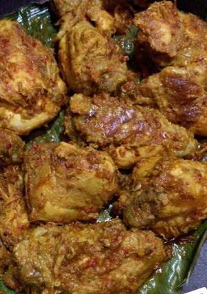 Foto resep Ayam Panggang Bumbu Rendang