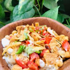 A picture of Papri chaat.