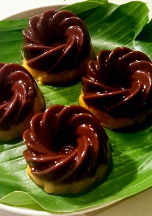Foto resep Puding Labu Coklat