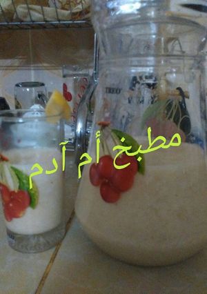 صورة لوصفة عصير التفاح والموز بطريقة الغالية عاشقة احلى باب الحارة