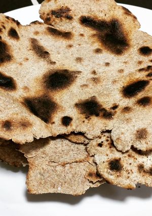 Una foto de Chapatis de centeno (pan ácimo hindú)