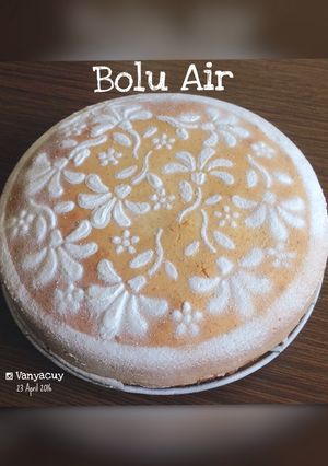 Foto resep Bolu Air / Water Sponge Cake